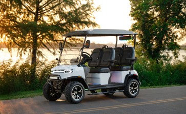 Silver Teko Trophy Golf Cart